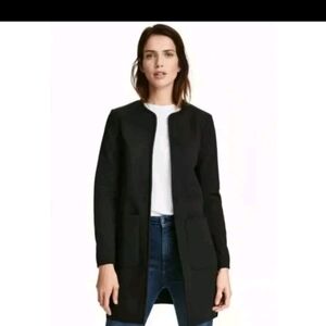 Women's Black Longline Jacket